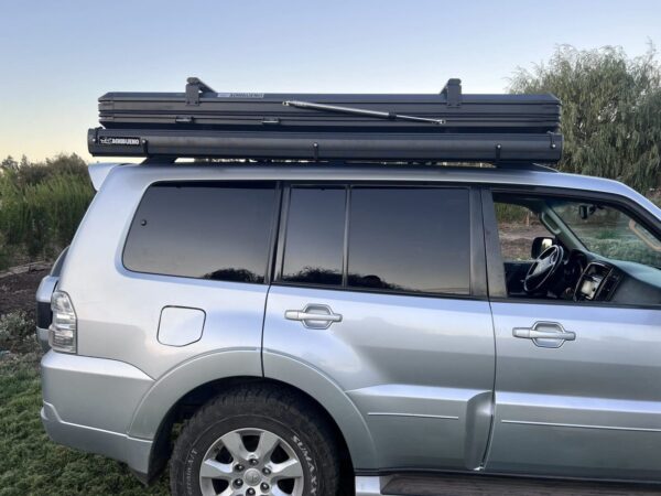 Toldo para auto lateral  carcasa de aluminio